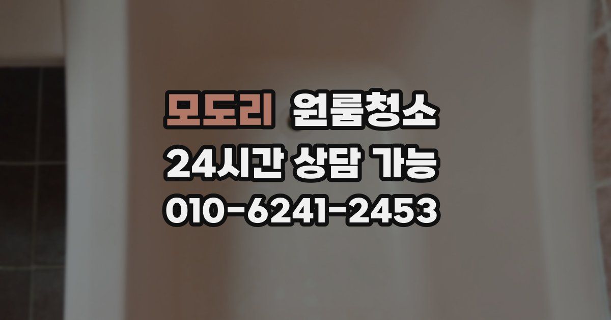 모도리 입주청소