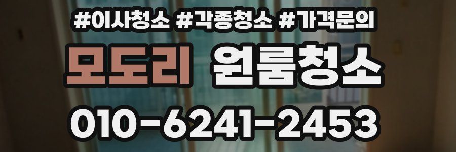 모도리 이사청소