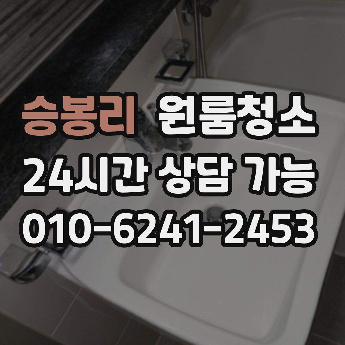 승봉리 원룸청소