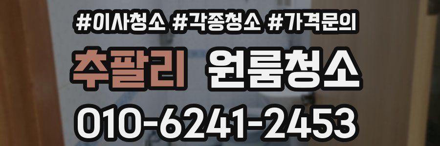 추팔리 이사청소