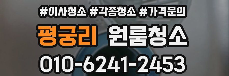 평궁리 이사청소