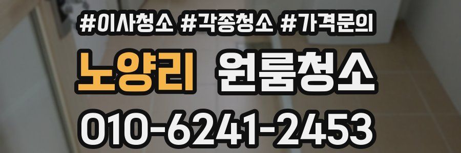 노양리 이사청소