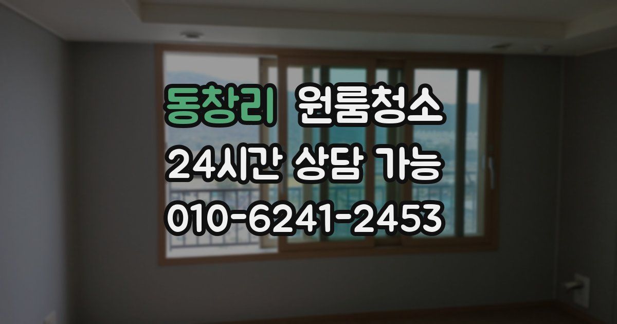 동창리 입주청소