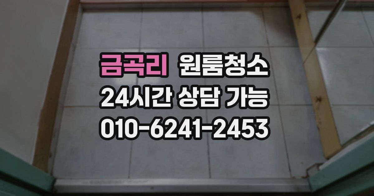 금곡리 입주청소