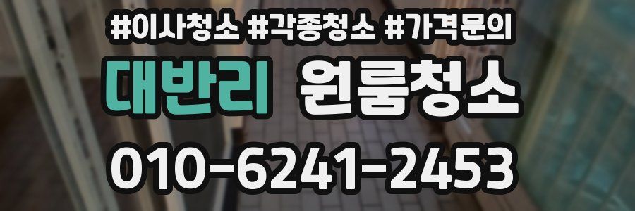 대반리 이사청소