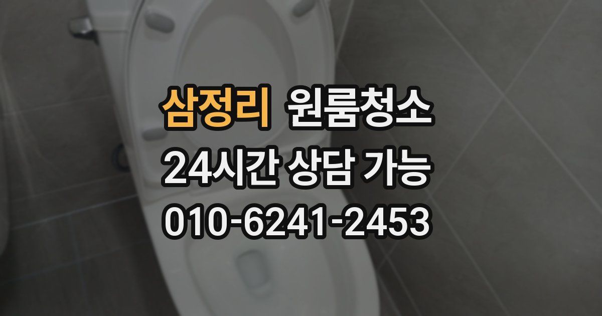 삼정리 입주청소