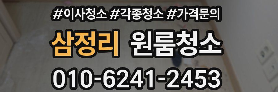 삼정리 이사청소