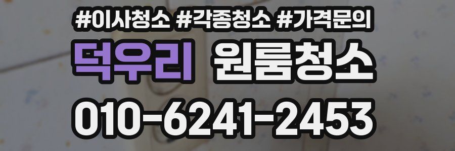 덕우리 이사청소