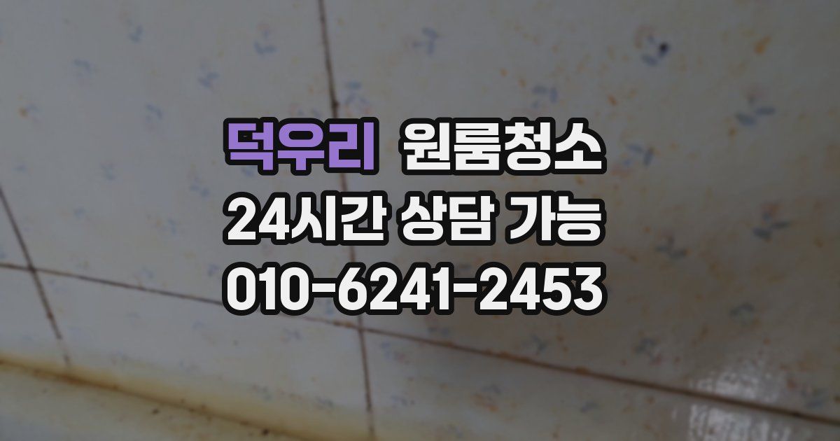 덕우리 입주청소