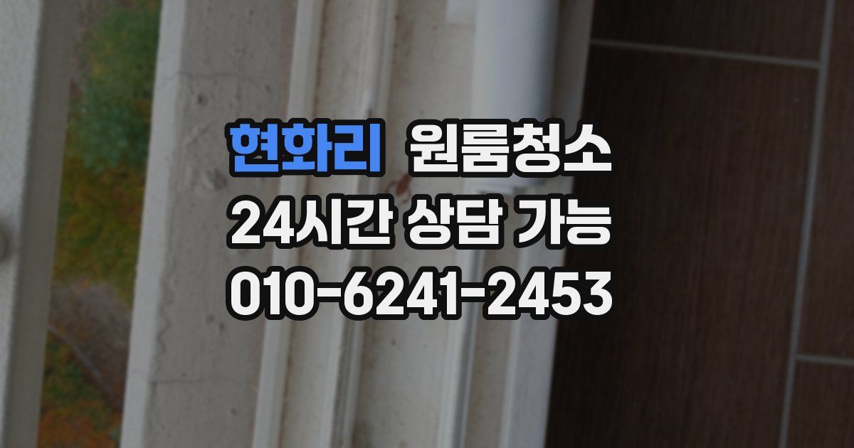 현화리 입주청소