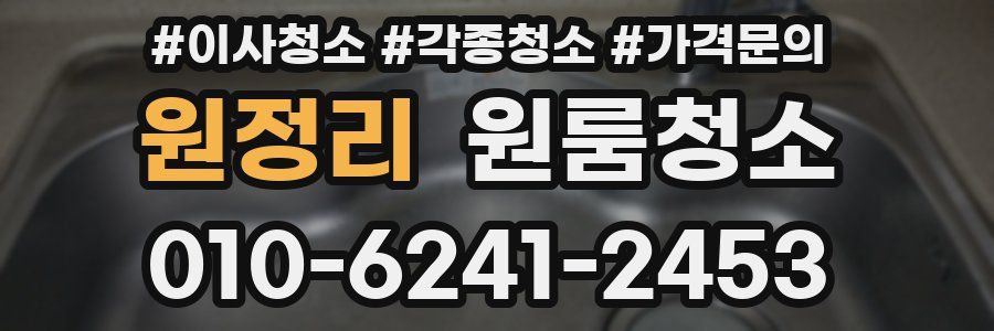 원정리 이사청소