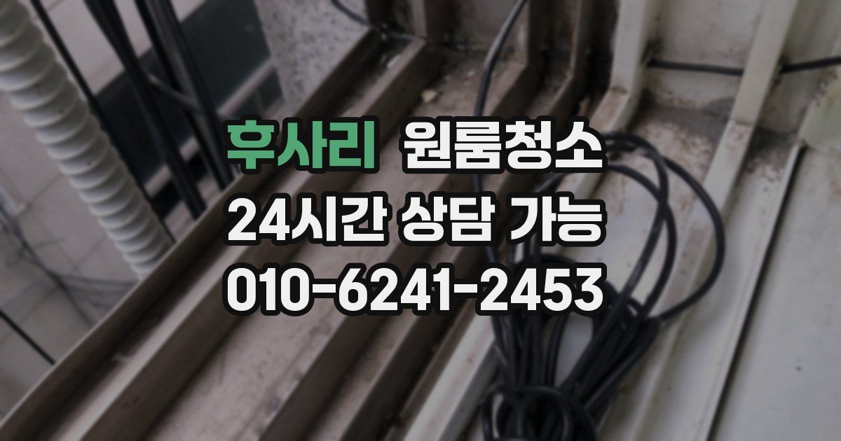 후사리 입주청소