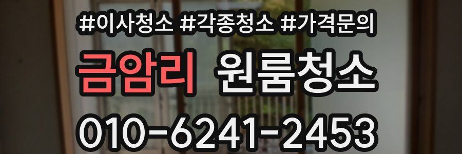 금암리 이사청소