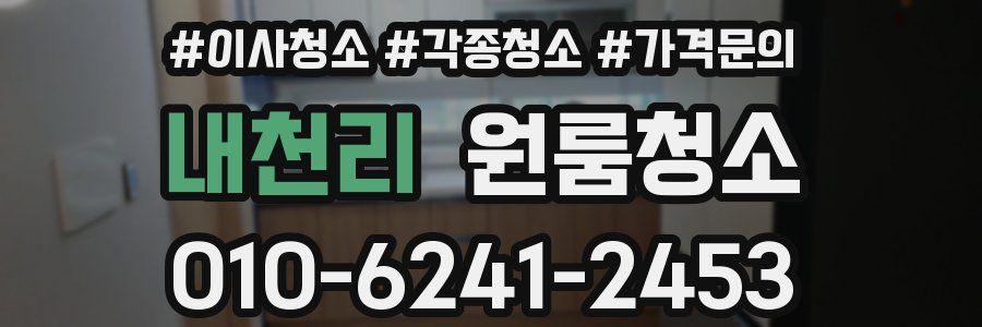 내천리 이사청소