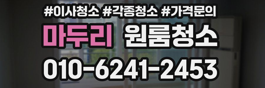 마두리 이사청소