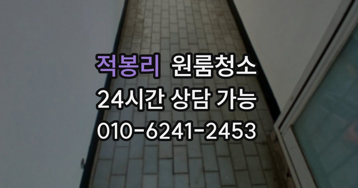 적봉리 입주청소