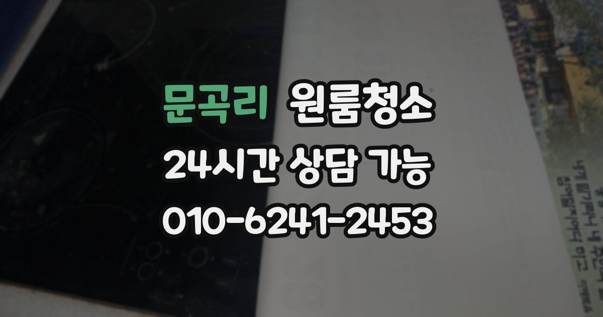 문곡리 입주청소