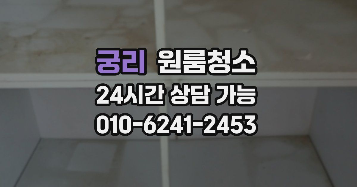 궁리 입주청소