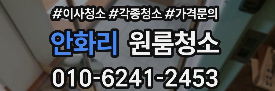 안화리 이사청소