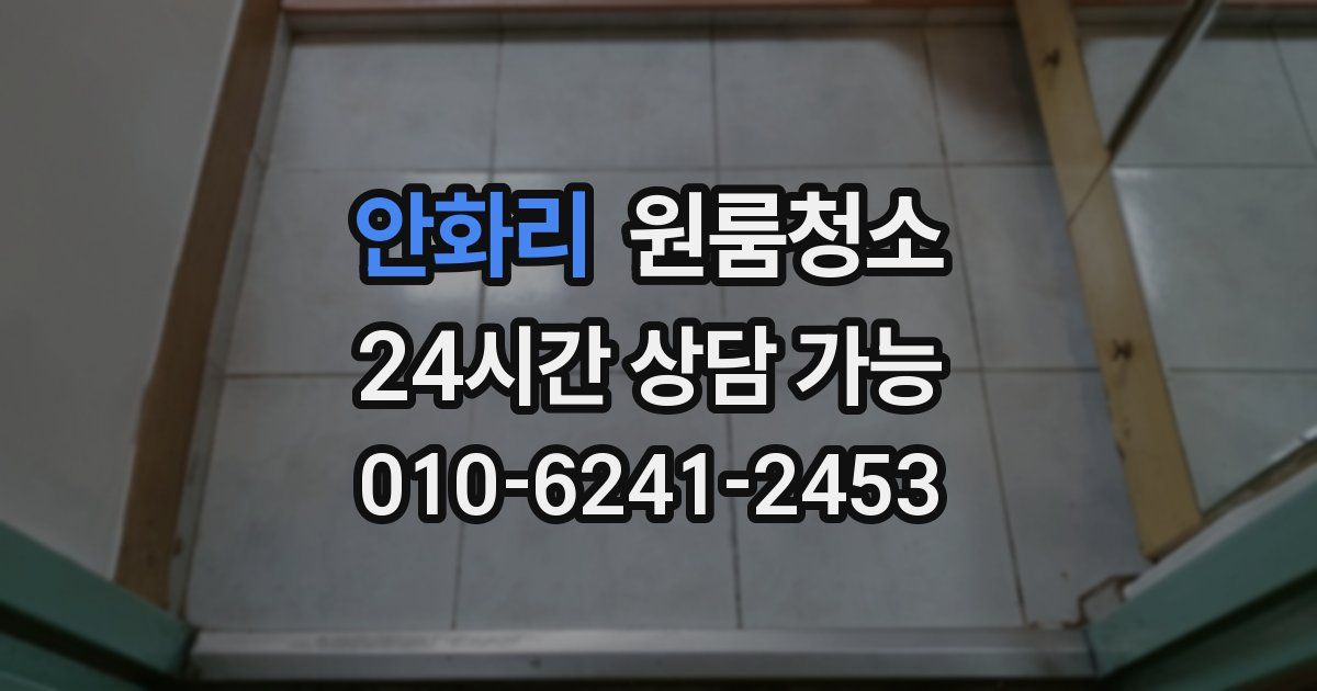 안화리 입주청소