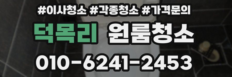 덕목리 이사청소