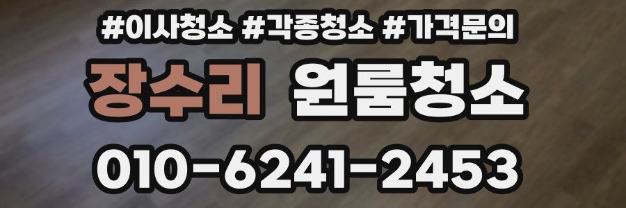 장수리 이사청소