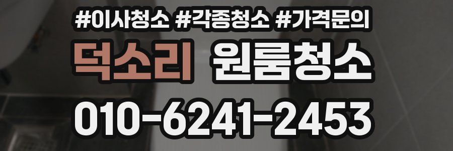 덕소리 이사청소