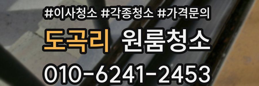 도곡리 이사청소