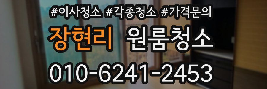 장현리 이사청소