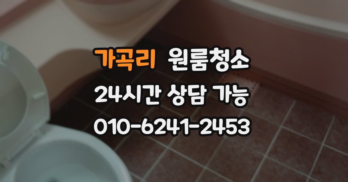 가곡리 입주청소