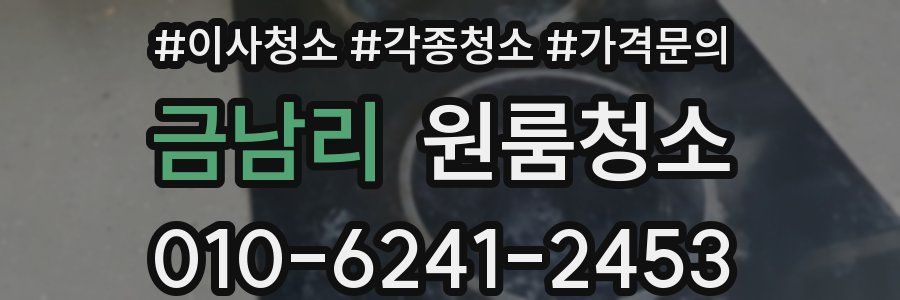 금남리 이사청소