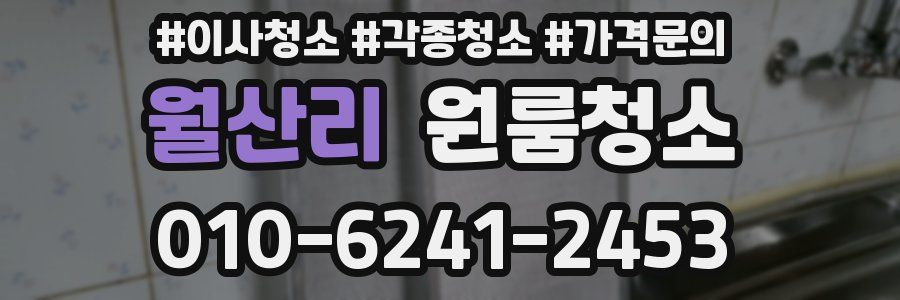 월산리 이사청소