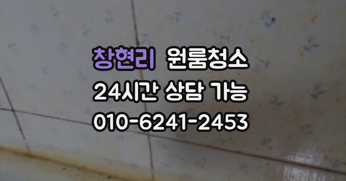 창현리 입주청소