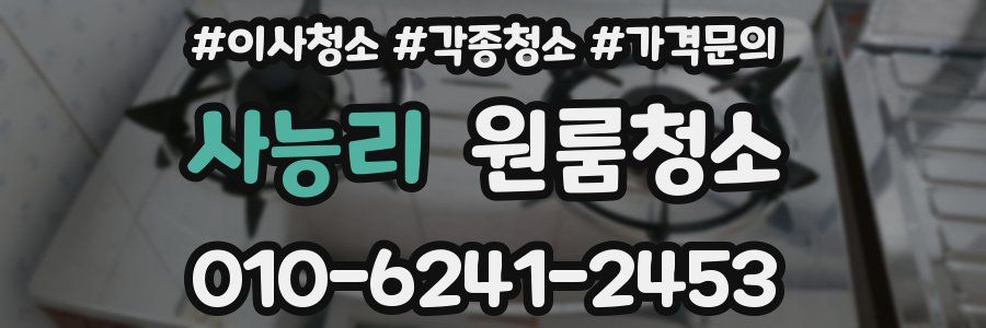 사능리 이사청소