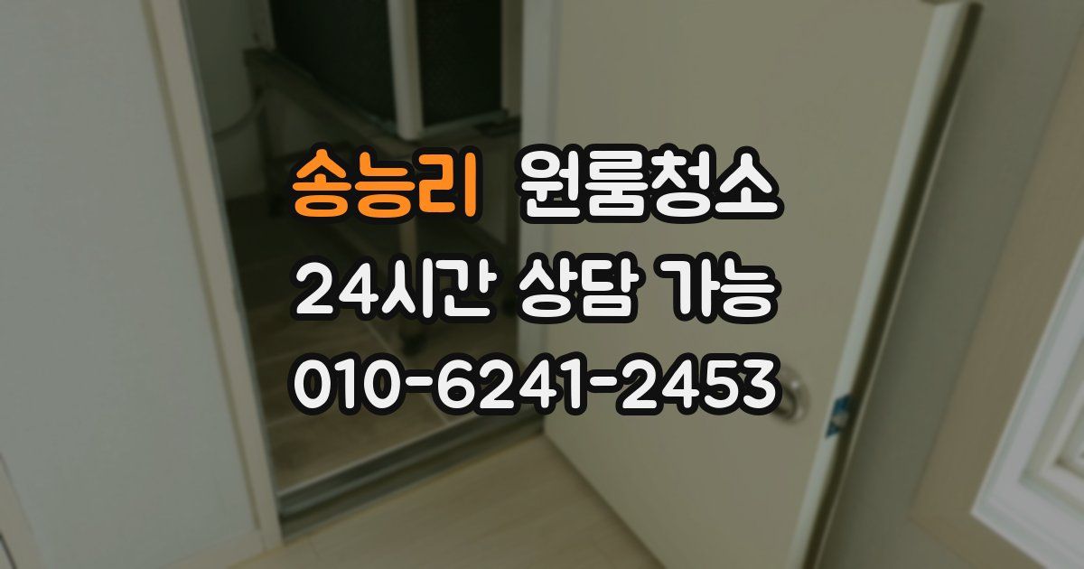 송능리 입주청소