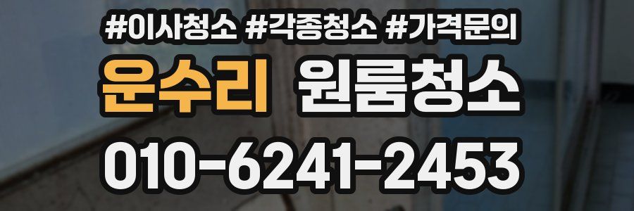 운수리 이사청소