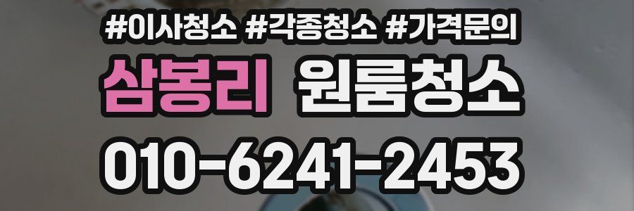 삼봉리 이사청소