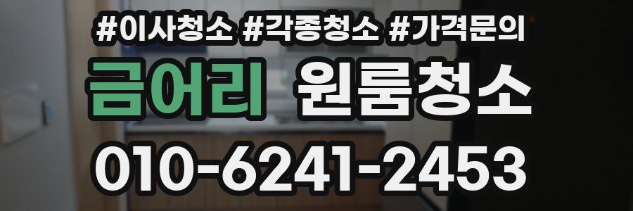 금어리 이사청소