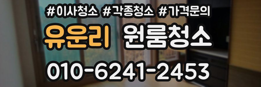 유운리 이사청소