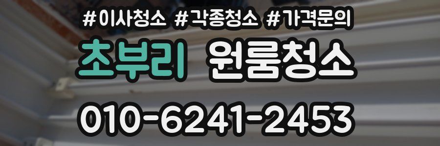 초부리 이사청소