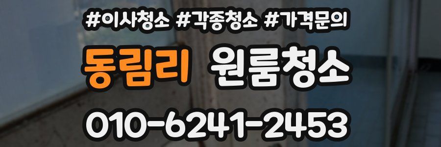 동림리 이사청소