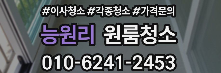 능원리 이사청소