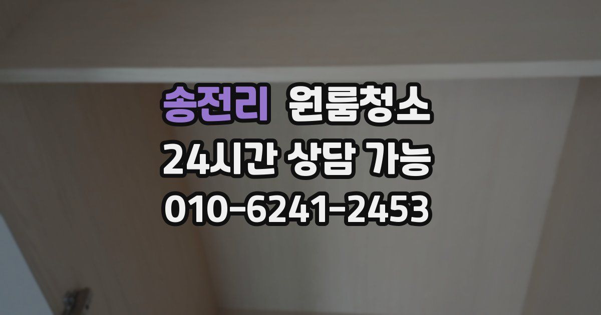 송전리 입주청소