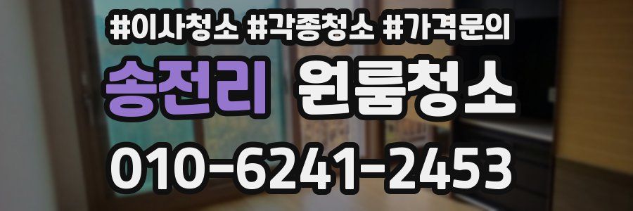 송전리 이사청소