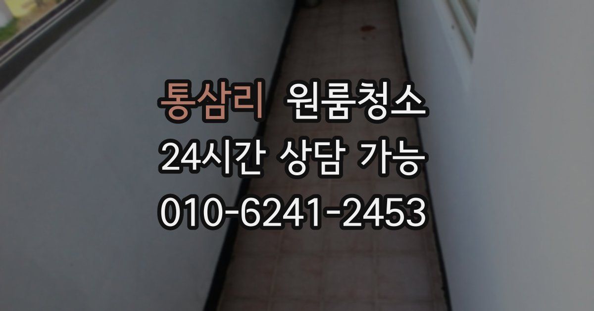 통삼리 입주청소