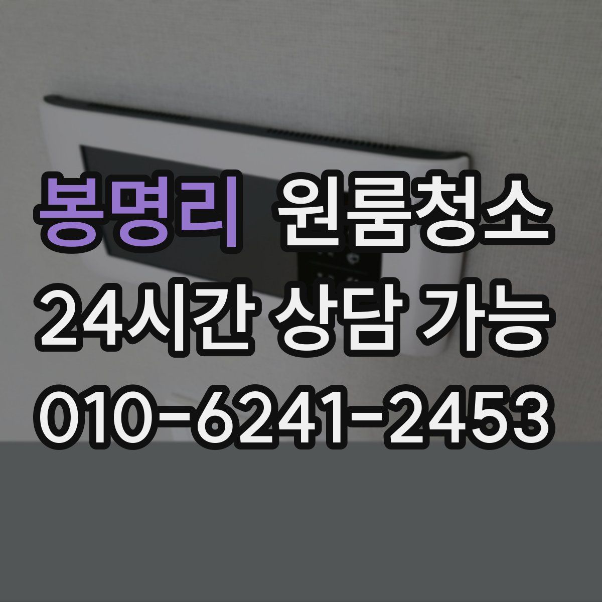 봉명리 원룸청소