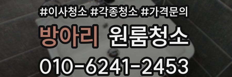 방아리 이사청소