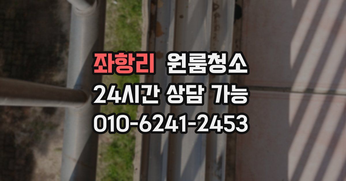 좌항리 입주청소