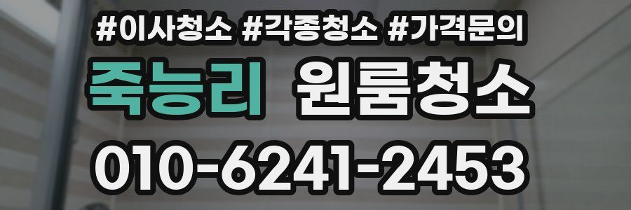 죽능리 이사청소