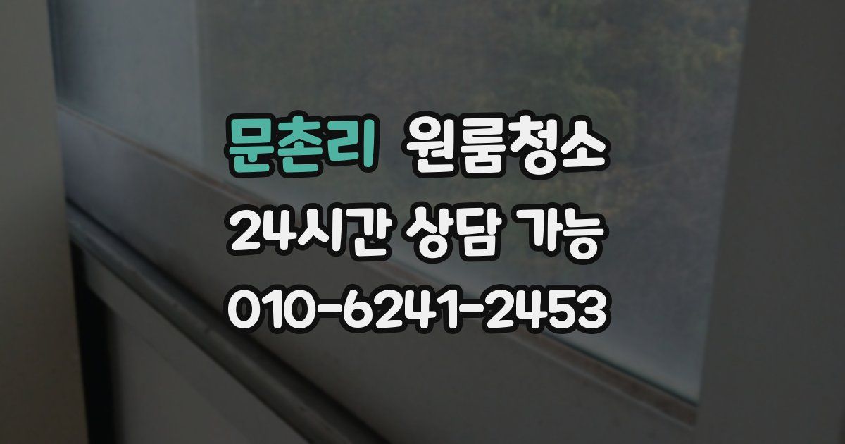 문촌리 입주청소